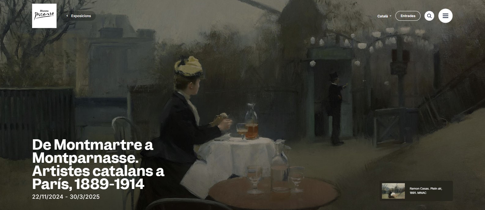 De Montmartre a Montparnasse. Artistas catalanes en París, 1889-1914  MUSEU PICASSO BCN