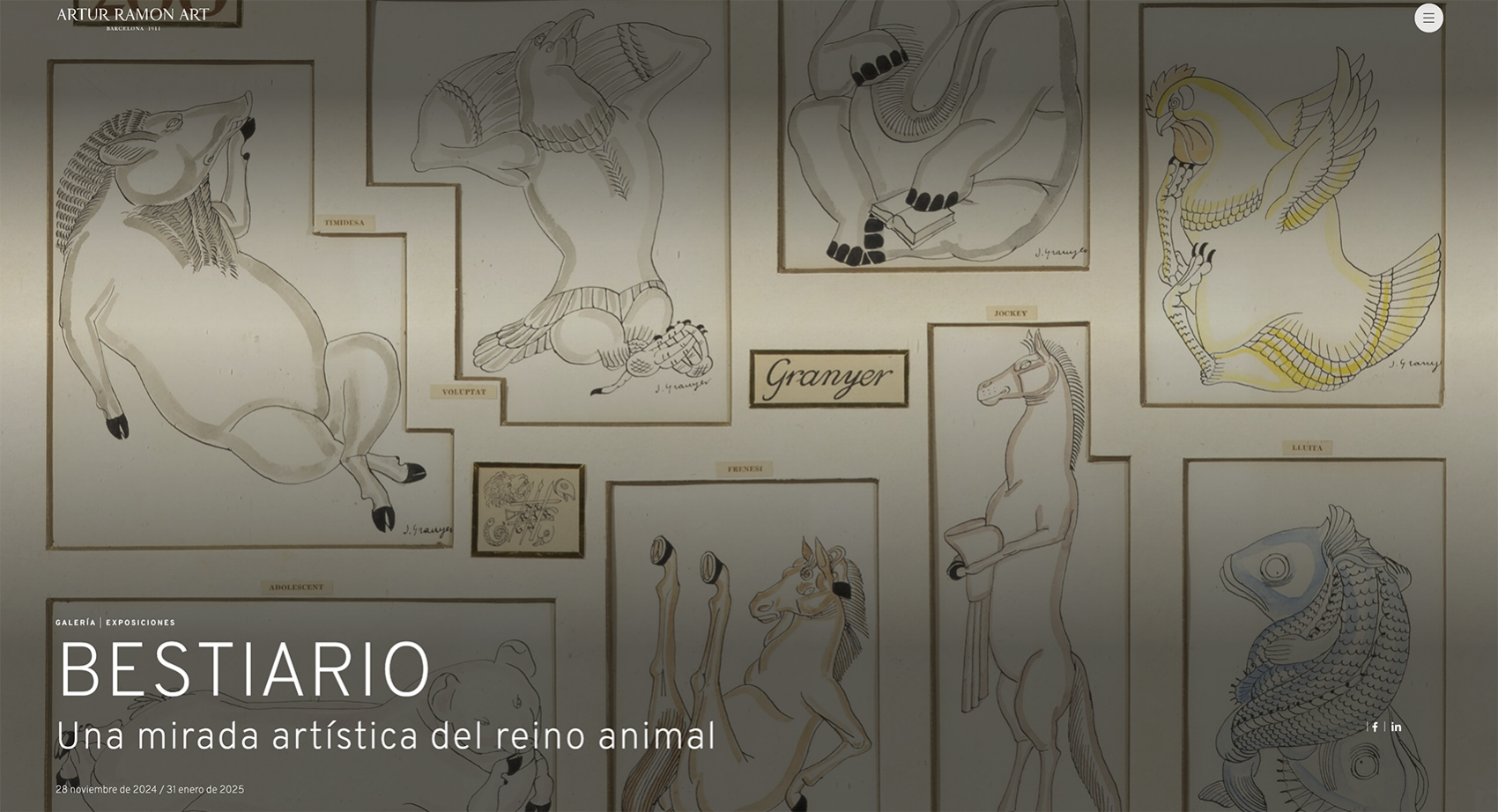 Bestiario Una mirada artística del reino animal Artur Ramon Galery